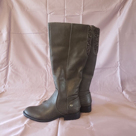NWOB Lifestride Xandy Dark Gray Boots - Picture 2 of 7